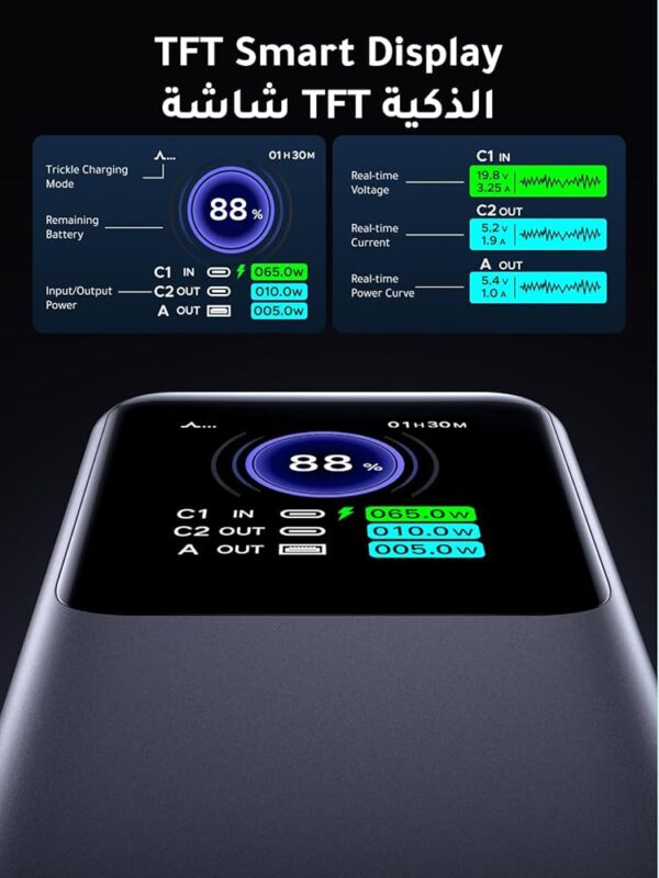 بطارية ugreen بسعة 20,000 مللي أمبير بطارية ugreen بسعة 20,000 مللي أمبير